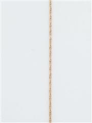 10K Solid Rose Gold Morganite Diamond Accent Slide Necklace Size 18.0